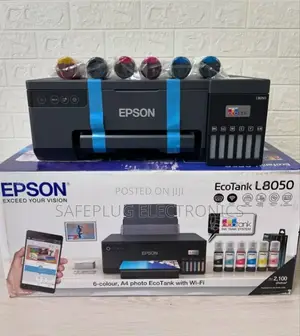 Epson L8050 Photo Printer, Print - Wi-Fi,Usb Interface -