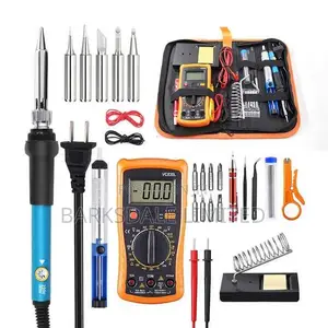 Electronics Soldering Kit Meter Tools Iron Adjustable Welding