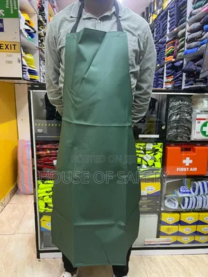 Green and Blue Safety Waterproof Aprons