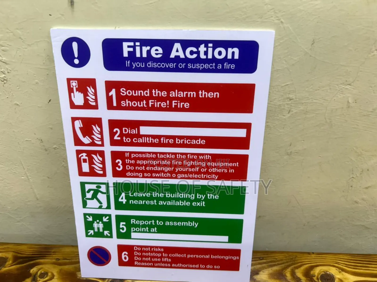 Safety First Signage A3