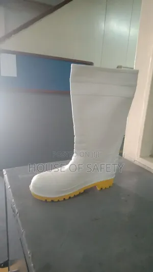 White Delta Steel Toe Safety Gumboots