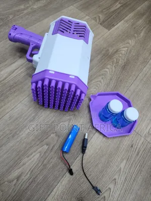 69 Holes Rechargeable Bubbles Gun For Kids