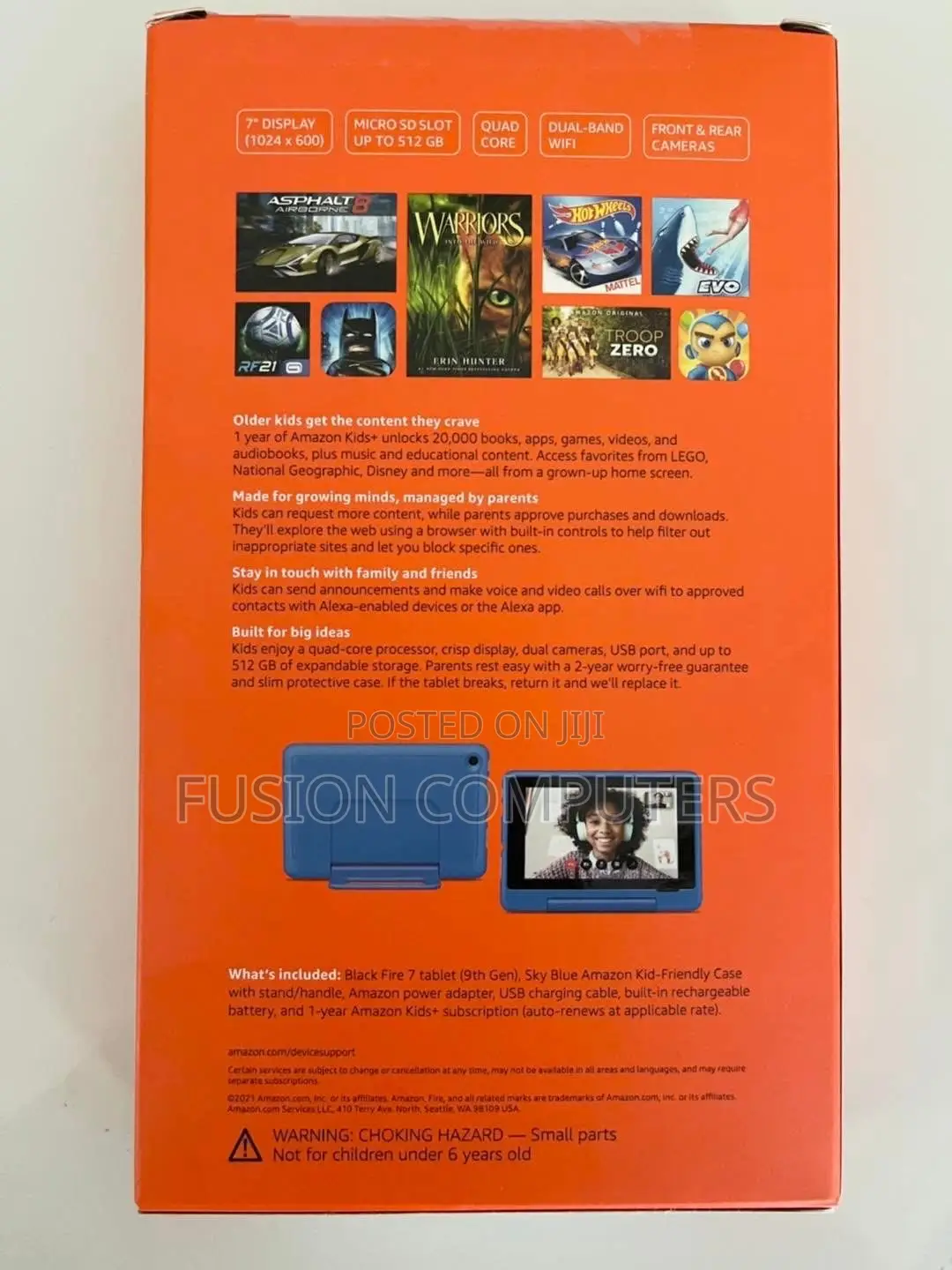 New Amazon Fire 7 Kids Pro 16 GB Black