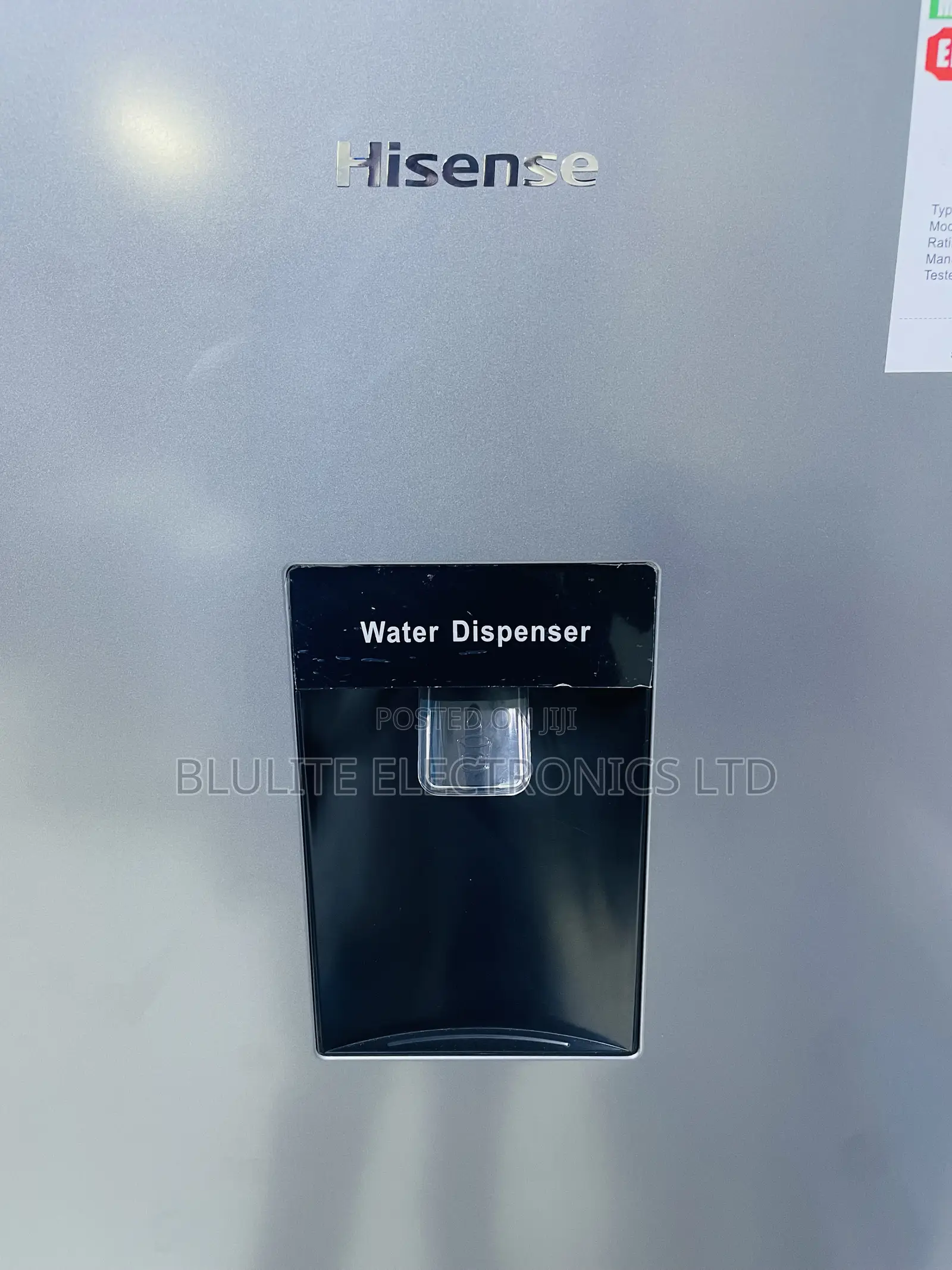 Hisense 176 Litres Fridge With Dispenser