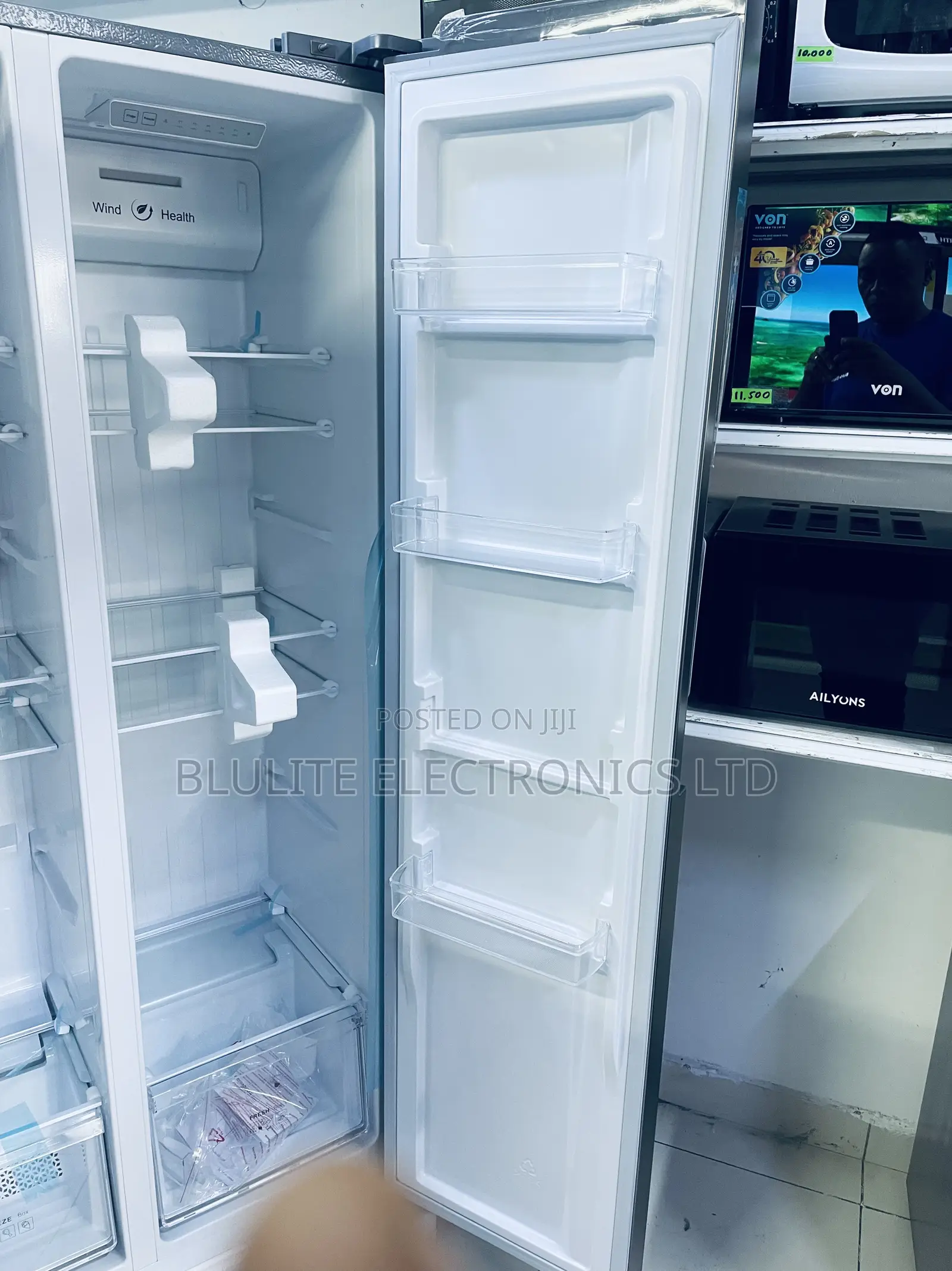 Tlac Side by Side 470 Litres Fridge