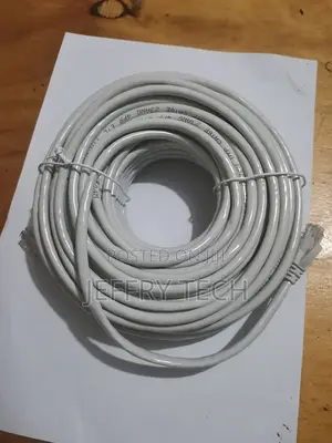 20m Cat6 Ethernet Cable - High Speed Gigabit Network Cable, Waterpr