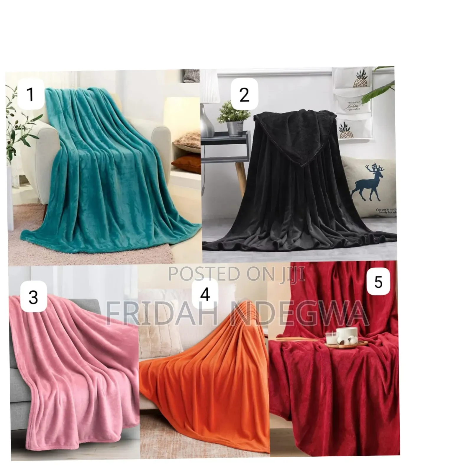 Plain Fleece Blankets
