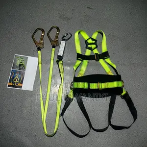 Full Body Safety Harness + Double Lanyard