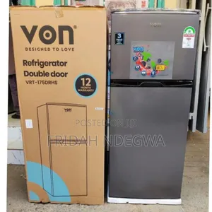 Von VRT-175drhs Top Mount Fridge Direct Cool, 175l -