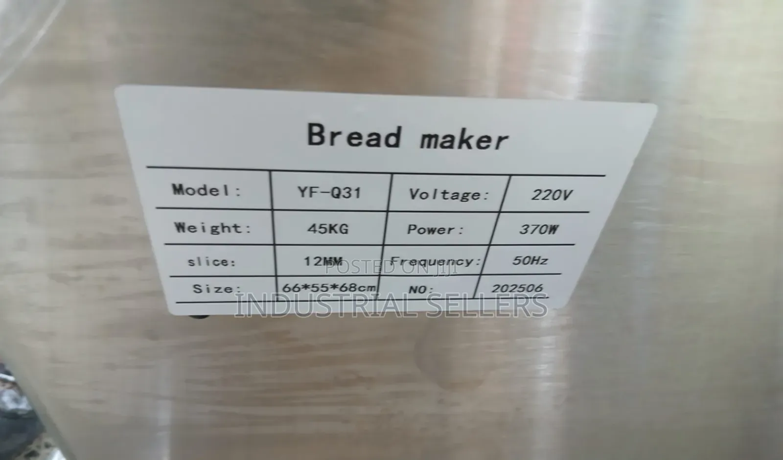 Commercial Bread Slicer Available