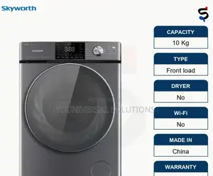 Front Load 
10kg Wash and Dry Skyworth Washing Machine