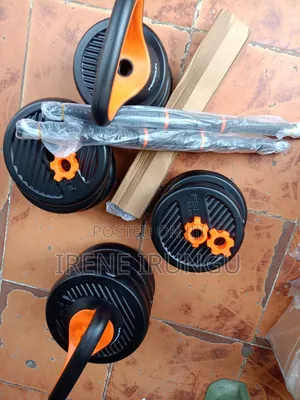 Long Barbell 30kg Kettlebell Dumbbell Set