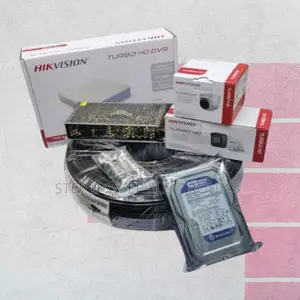 2 Hikvision 4 Channel 1080p Full Hd Cameras CCTV Kit With Night Vision