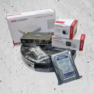 2 Hikvision CCTV Cameras 1080p DVR Kit With Mobile App Viewing