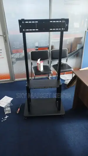 Mobile Tv Stand Rolling Tv Cart Floor Stand Mount for 32-75 Inch