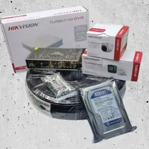 Full Package of 2 Hikvision 1080p Full 2mp Cameras Installation System