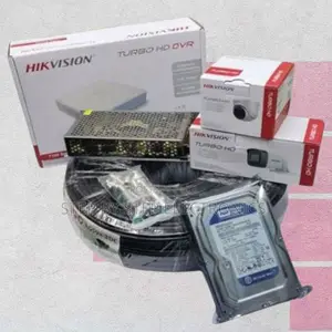 Low-Cost Hikvision 2 CCTV Cameras Complete Kit - 1080p (2mp) Cameras