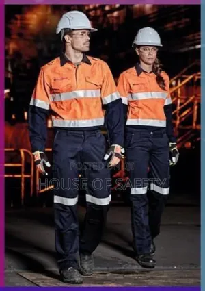 Double Colours Industrial Overalls