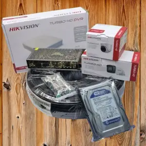 2 Hikvision 1080p 2mp CCTV Cameras Kit With High-Definition Clarity