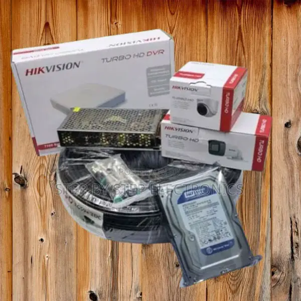 2 Hikvision 1080p Complete CCTV Cameras With Motion Detection Alerts
