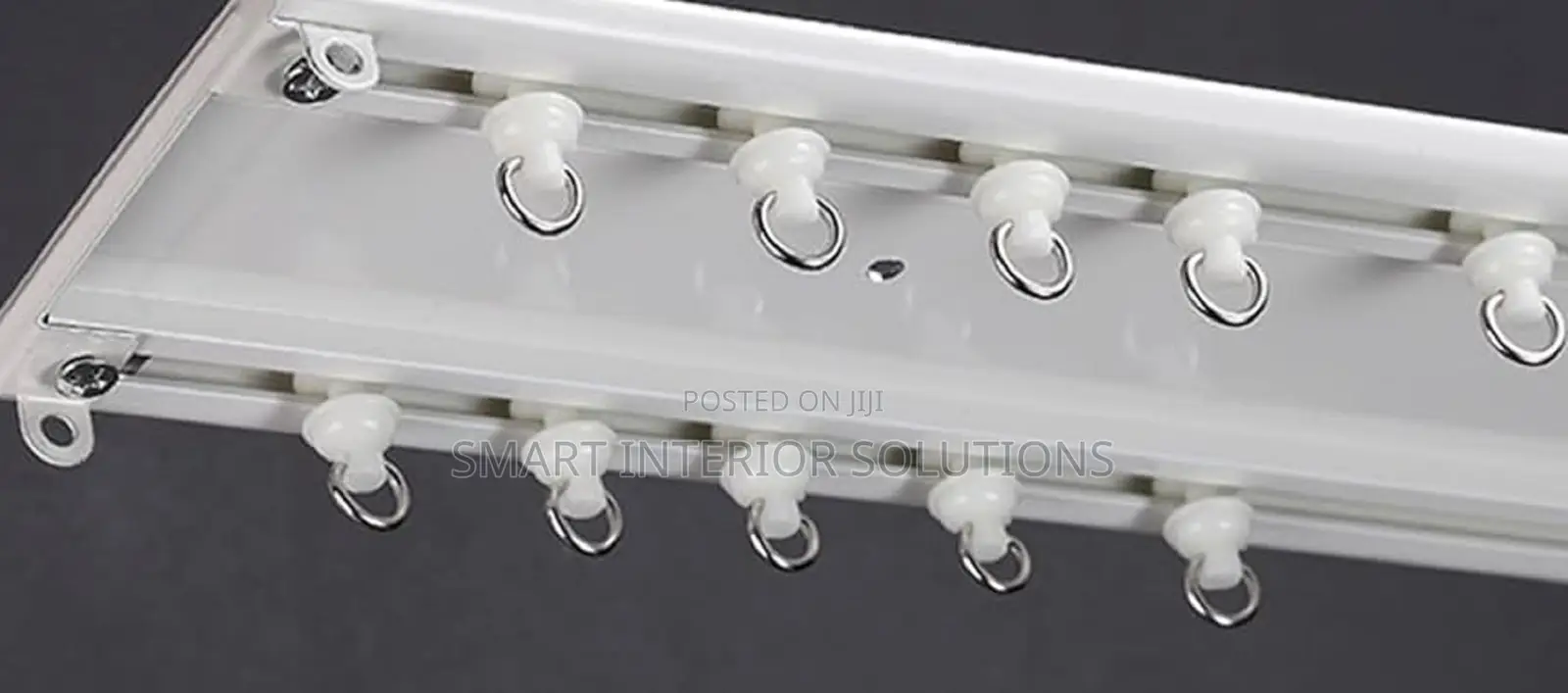 Bedroom Double Curtain Rail