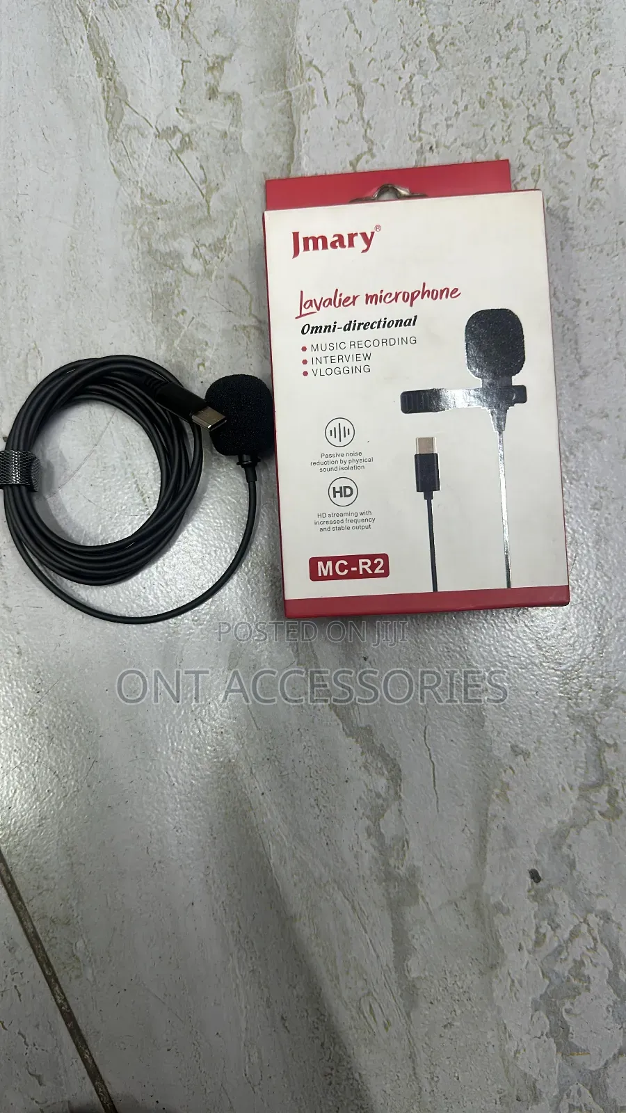 J -Mary Mc R2 Type C Microphone Lapel Microphone