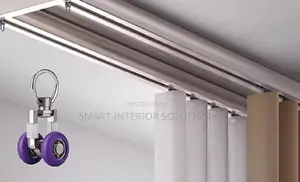 Office Double Curtail Rail