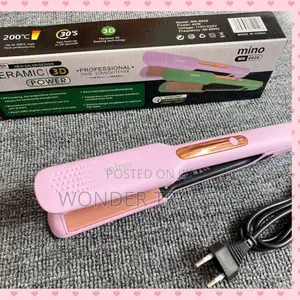 Proffesional Ceramic Hair Straightener Flat Iron 3d Power*