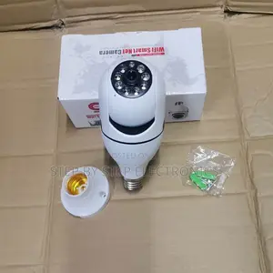 Remote Access PTZ 360° Rotating Wifi Bulb Security Camera