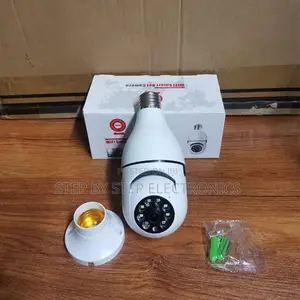 Smart 360° PTZ Wifi Bulb Camera Home Security With Motion Alert