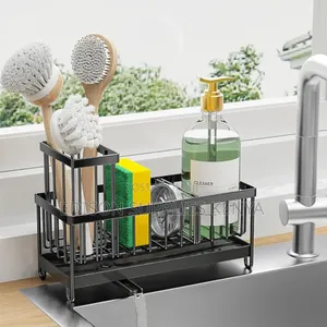 Kitchen Sink Drain Rack Organizer Soap Sponge Holder