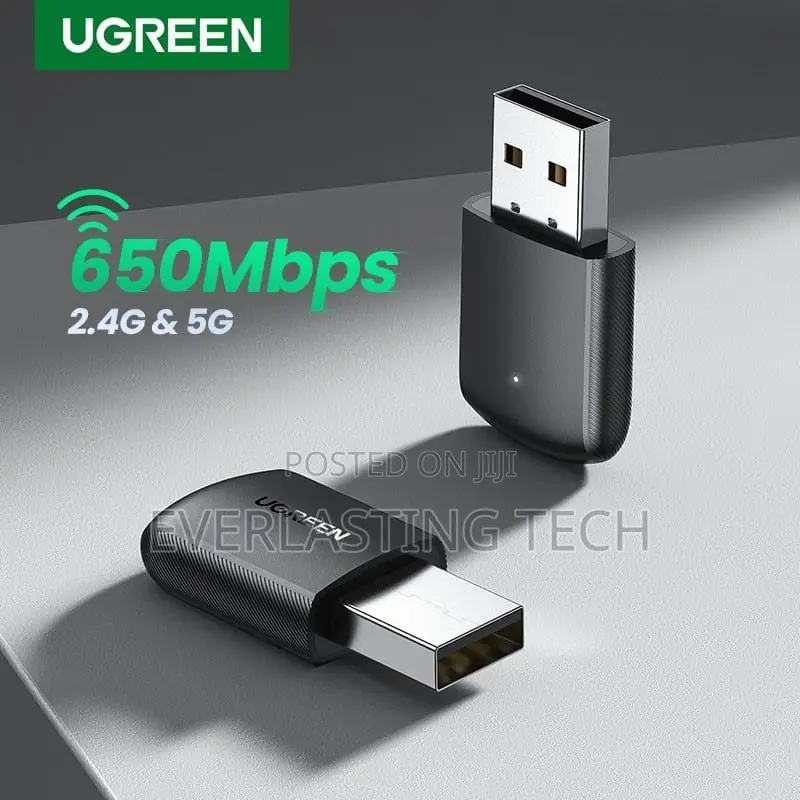Ugreen Ac650 11ac Dual-Band Wireless Usb Adapter - Cm448