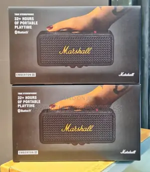 Marshall Emberton Iii Portable Bluetooth Speaker.