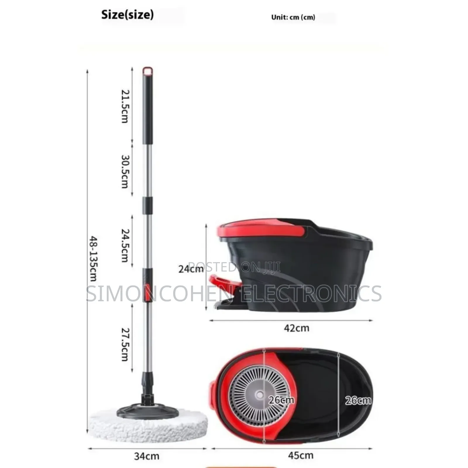 Pedal Spin Mop&Bucket Set
