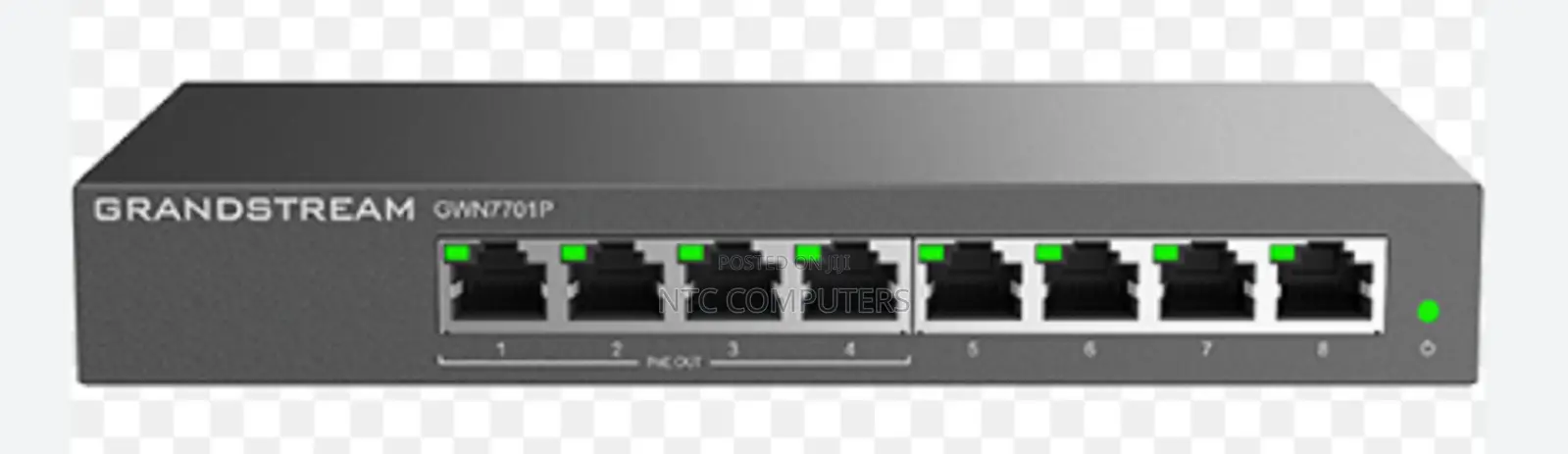 Gwn7701p Unmanaged Network Switch, 8x Gbe Rj45