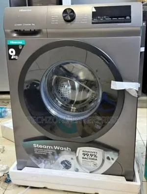 Hisense Wfqp9014evmt Front Load Washing Machine, 9kg - Wash Spin