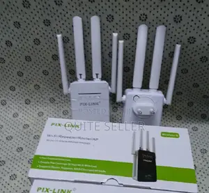 Pix Link 300mbps Wi-Fi Repeater/Extender - Wireless Wi-Fi Repeater