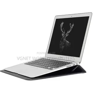 Macbook Leather Laptop Sleeve, a Built Stand ,Magnetic Closure.