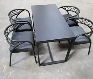 120mmx60mm Restaurant Dining Set Table and 4 Chairs.