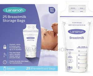 25pcs Lansinoh Breastmilk Storage Bags