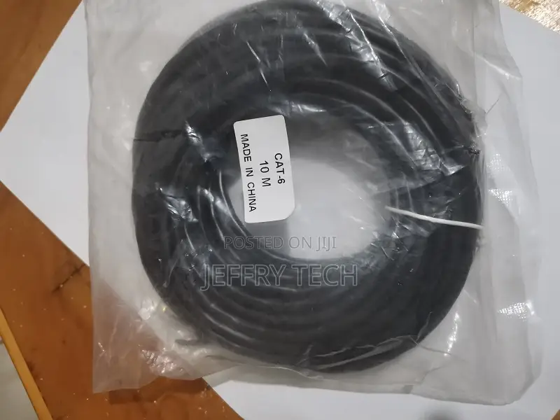 Network Cable Cat.6 - Black - 10m