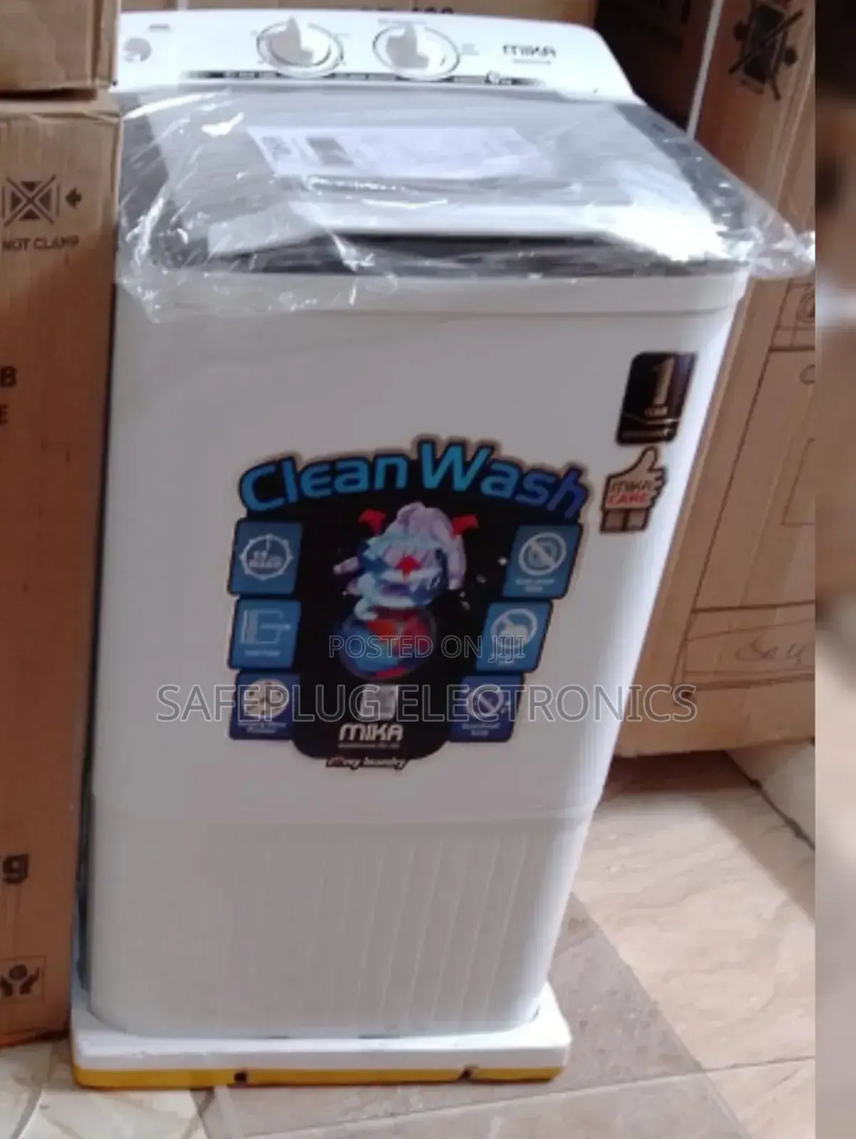 Mika 6kg Semi-Auto Washing Machine – Affordable Efficient!"