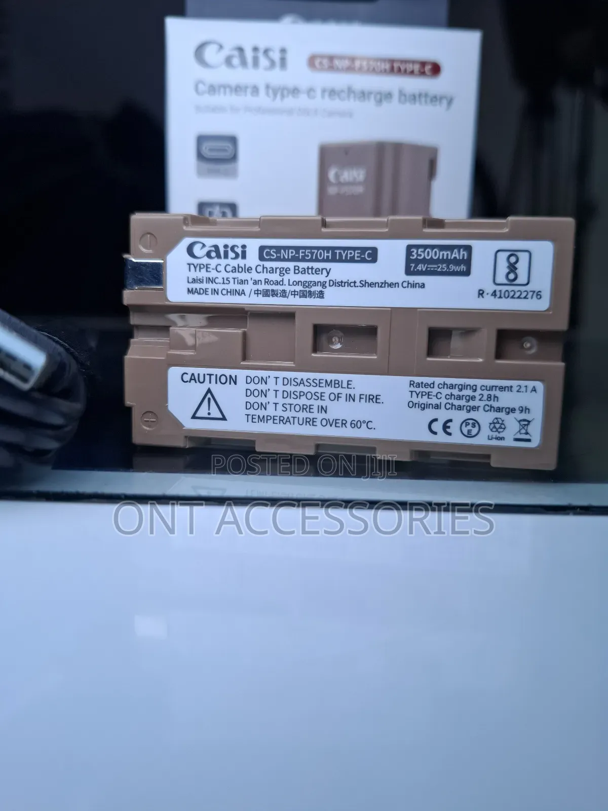 Caisi Np F570 Type C Battery