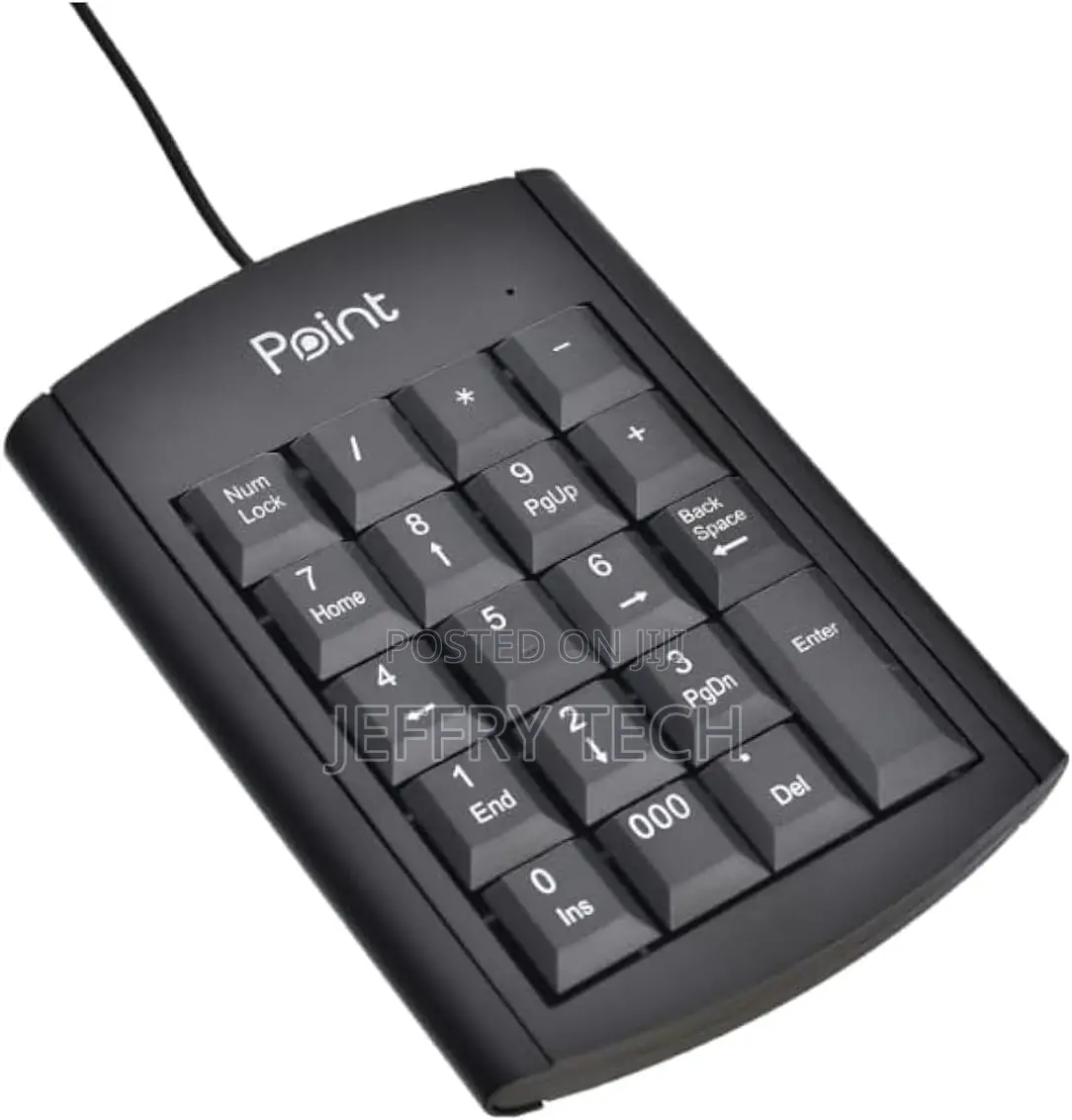 Mini Wired Numeric Keypad With 23 Keys and Usb Cable for Off