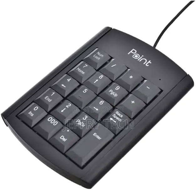 Mini Wired Numeric Keypad With 23 Keys and Usb Cable for Off