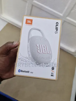 Brand New JBL Clip 5 Original Bluetooth Speaker, White
