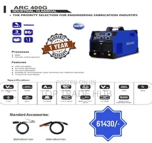 Riland Arc 400g Mma Inverter Welder – 400a, 3-phase