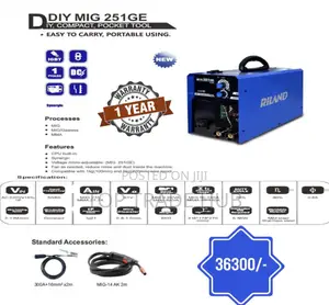 Riland Mig 251ge Welder – 250a, 220v, 3-in-1 - Mig / Flux-cored / Mma