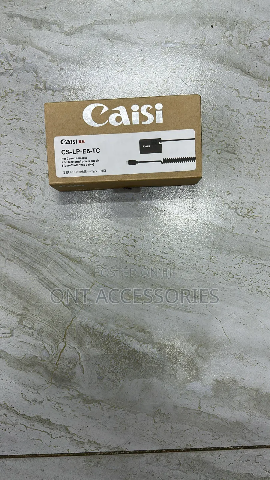 Caisi Lp E6 Type C Dummy Battery