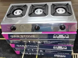 Amaze Stainless Steel 3 Burner Table Top Gas Stove